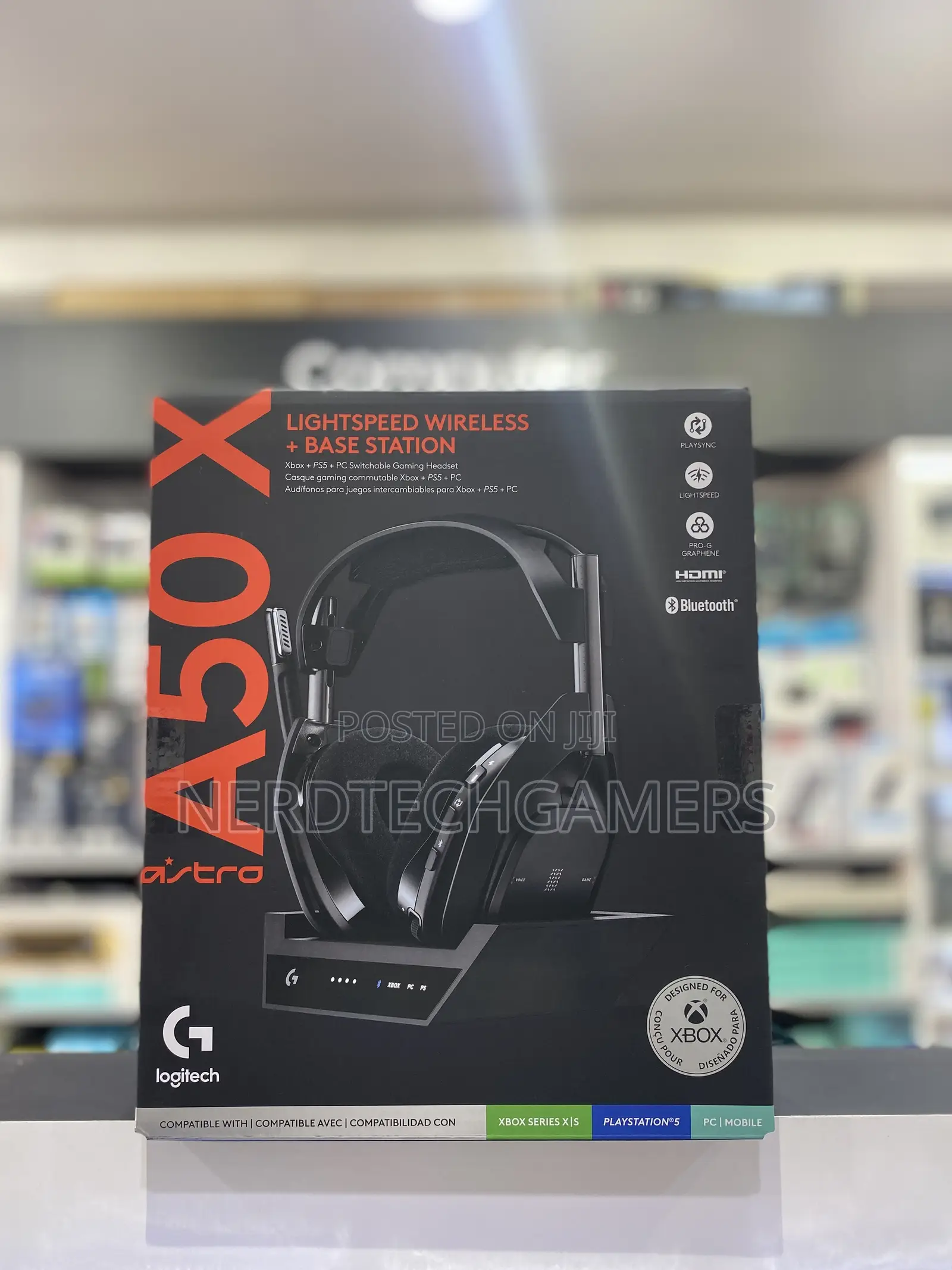 Logitech G Astro A50 X Wireless Gaming Headset + Bag for Ps5