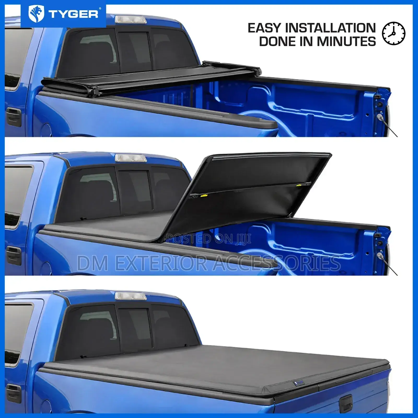 Nissan Titan Bed Cover Tri Fold Soft