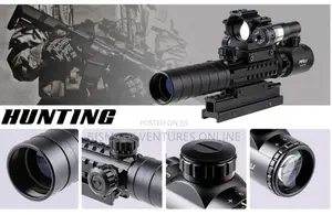9x32 Rifle Telescope Red Dot Laser For Hunting, Tactical,