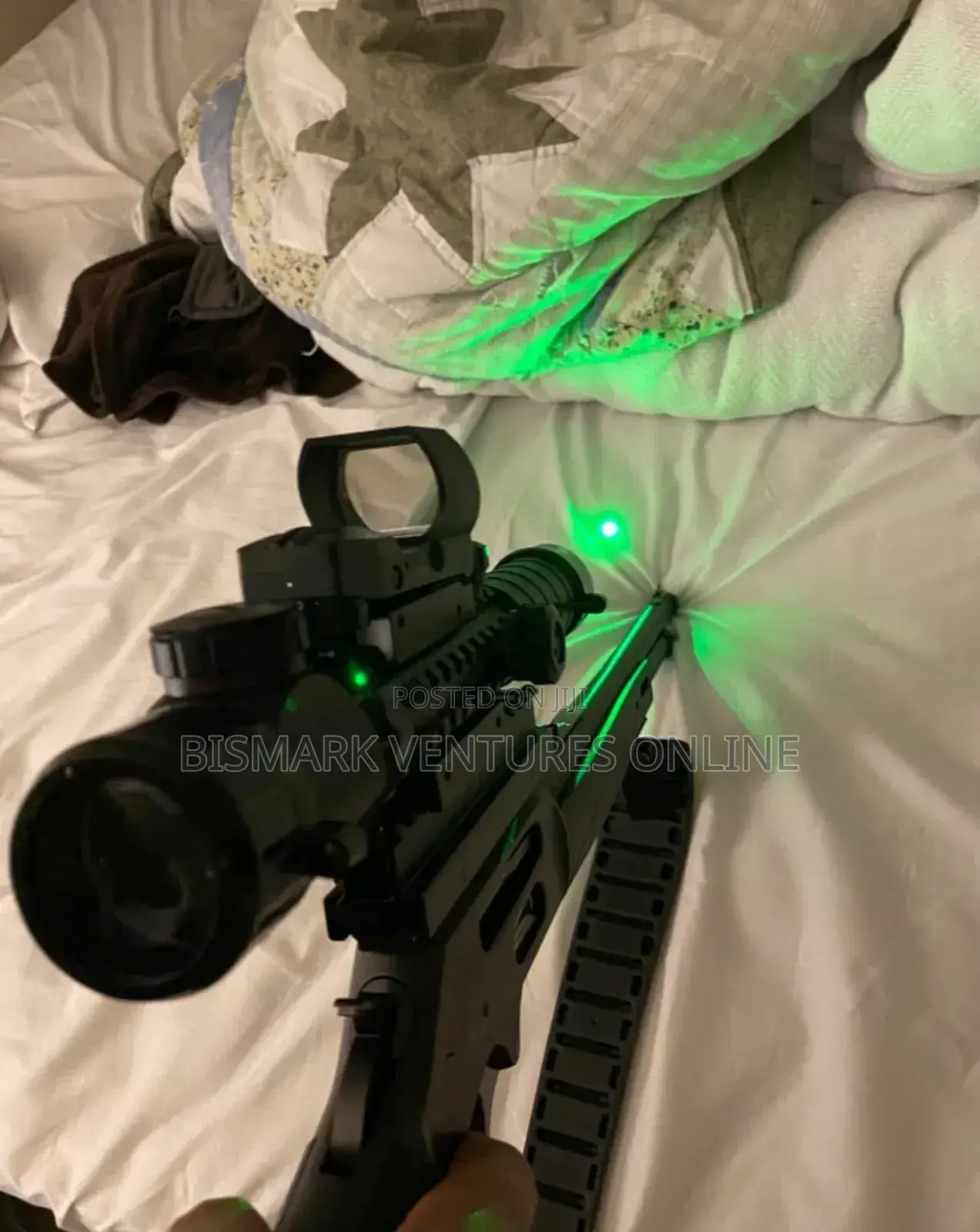 9x32 Rifle Telescope Red Dot Laser For Hunting, Tactical,