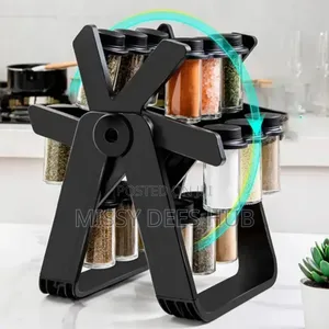 18 Jars Rotating Spice Rack
