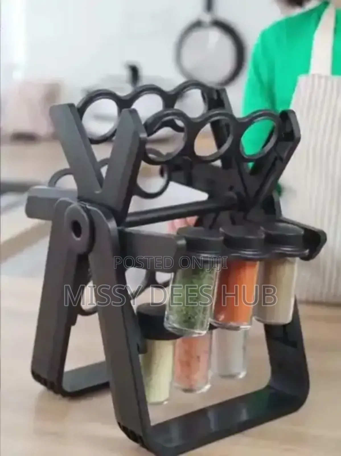 18 Jars Rotating Spice Rack