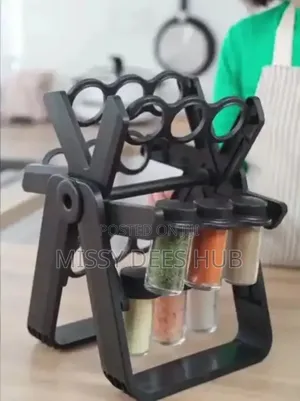 18 Jars Rotating Spice Rack