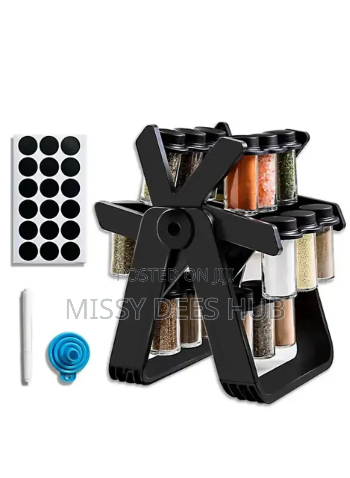 18 Jars Rotating Spice Rack