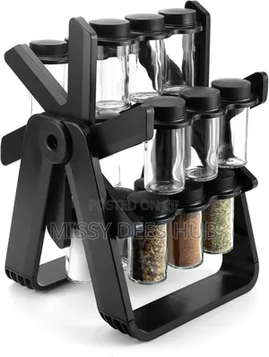 18 Jars Rotating Spice Rack