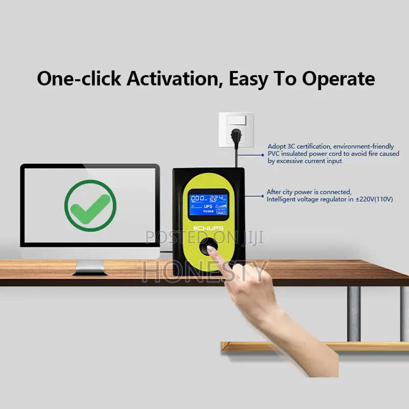 CWUPS 400va Ups Uninterruptible Backup Power For Wifi Router