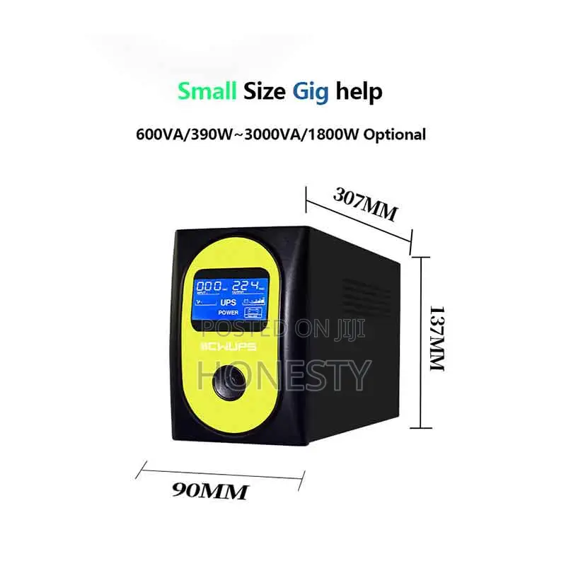 Cwups 1000va Ups 220v Uninterruptible Power Supply for Pc