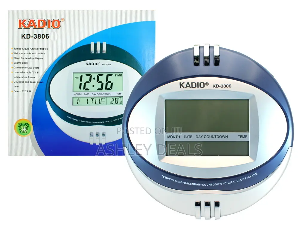 Kadio-3806n Multifunctional Digital Clock