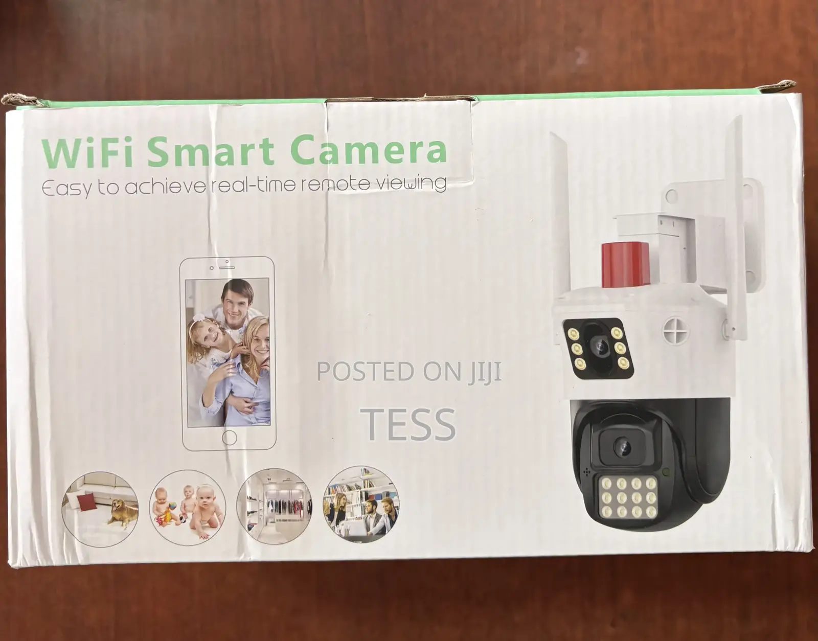 Wifi PTZ Camera 6mp Icsee App Full Color 2 Way Talk