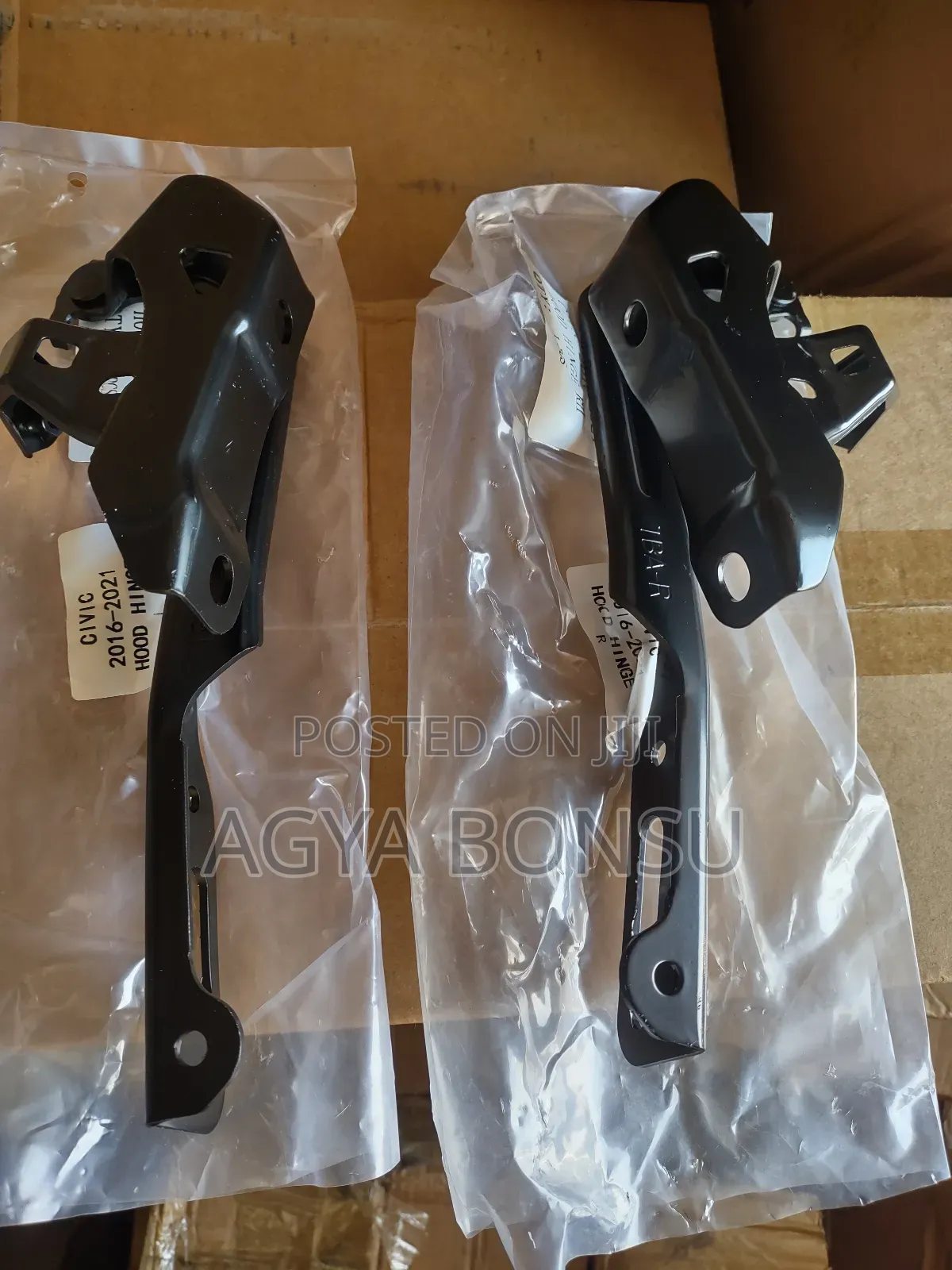 2016 18 20 2021 Honda Civic Hood Bonnet Hinges Pair