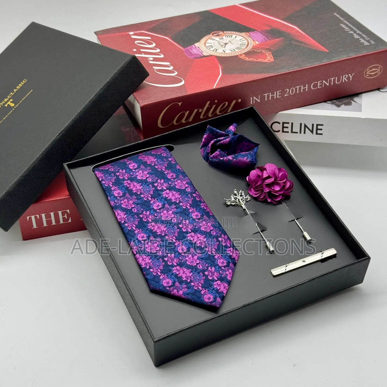 Bow Tie Cufflinks Set