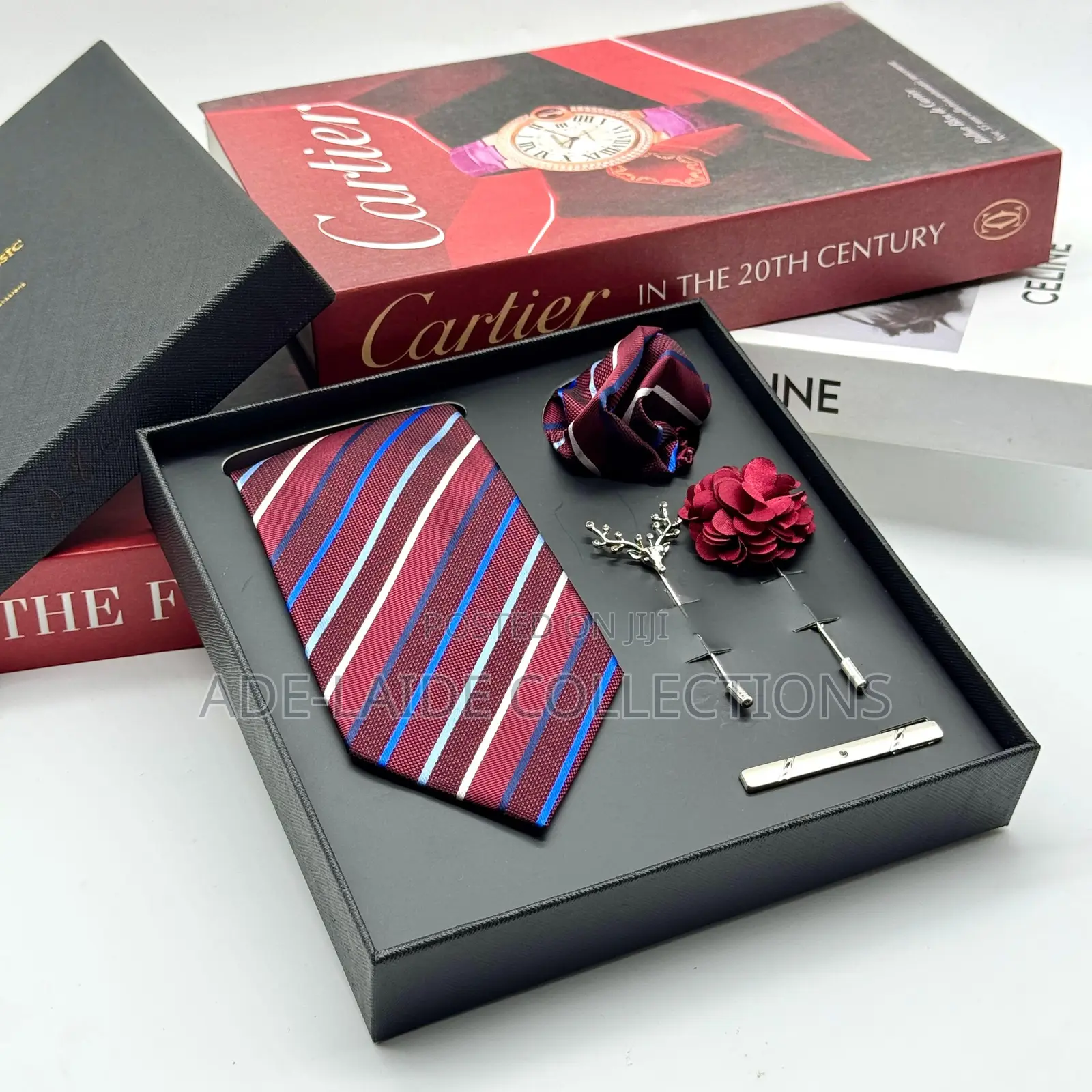 Bow Tie Cufflinks Set