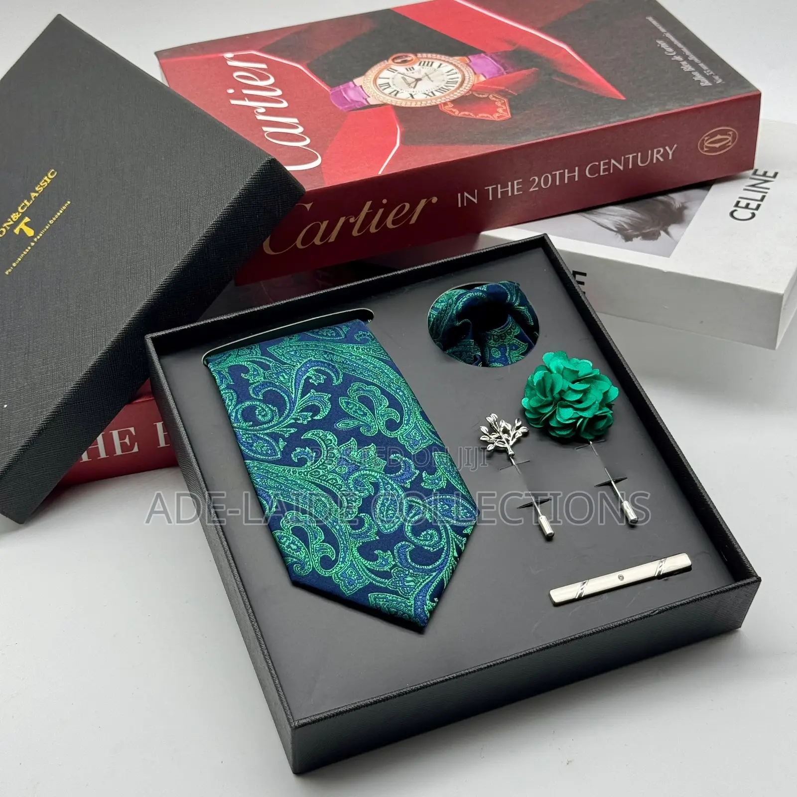 Bow Tie Cufflinks Set