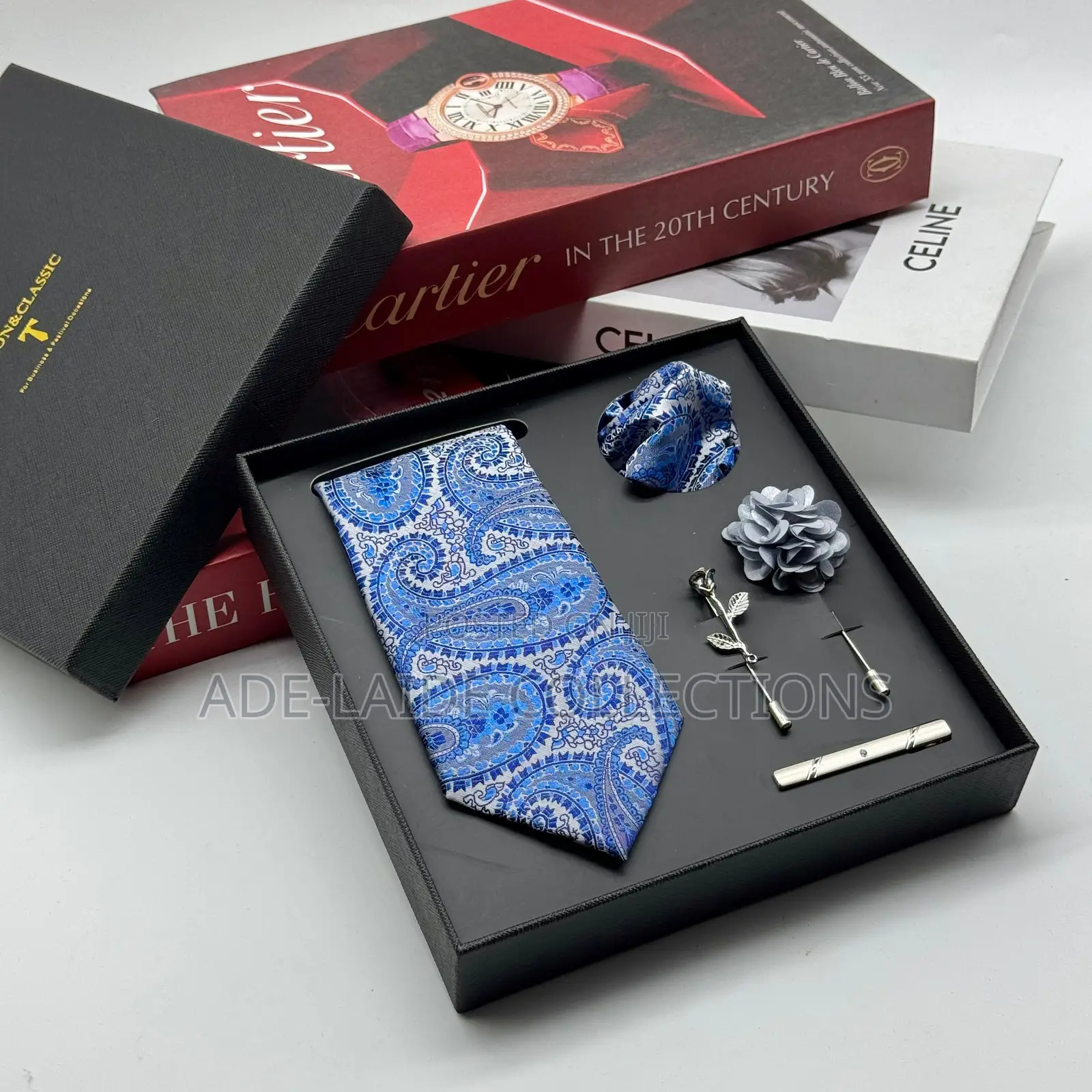 Bow Tie Cufflinks Set