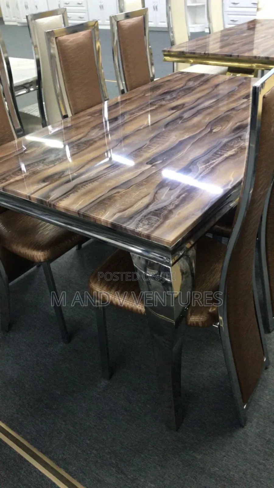 Marble Dining Set Boslin