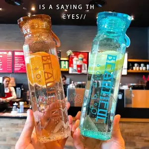 Beautiful Glass Water Bottle