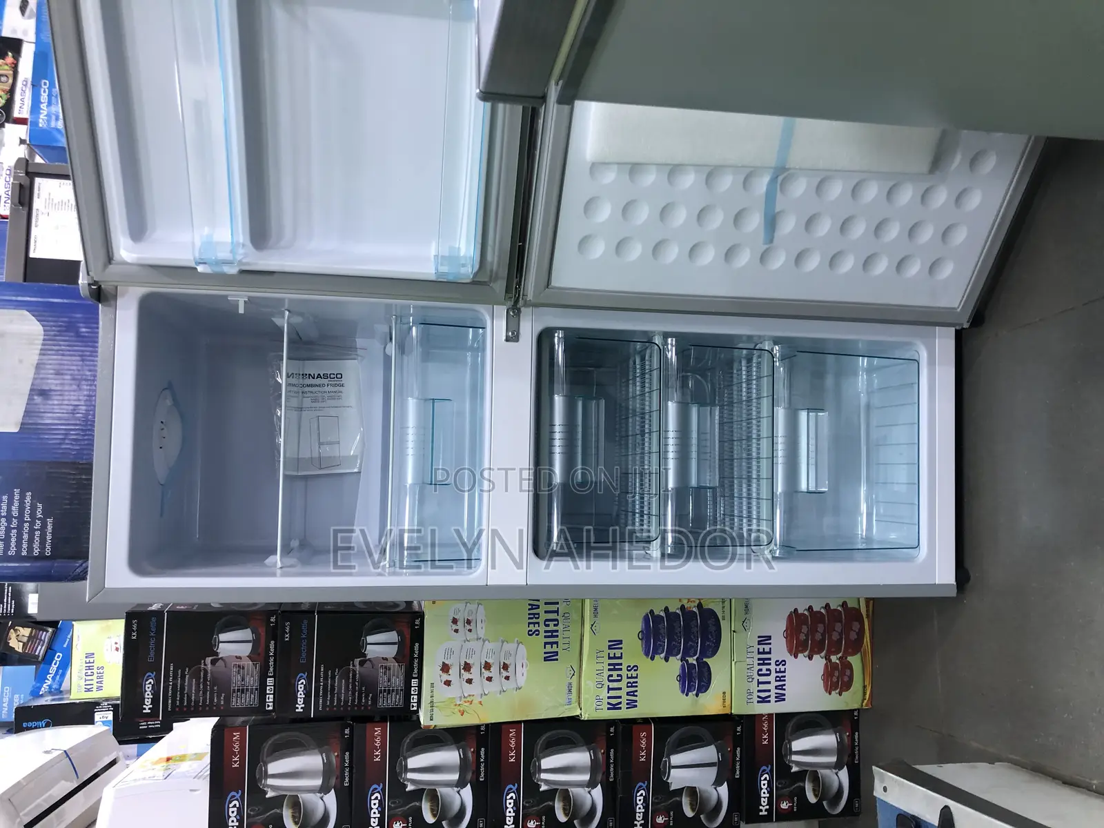Quality and Affordable Price of Nasco Bottom Freezer 136lite