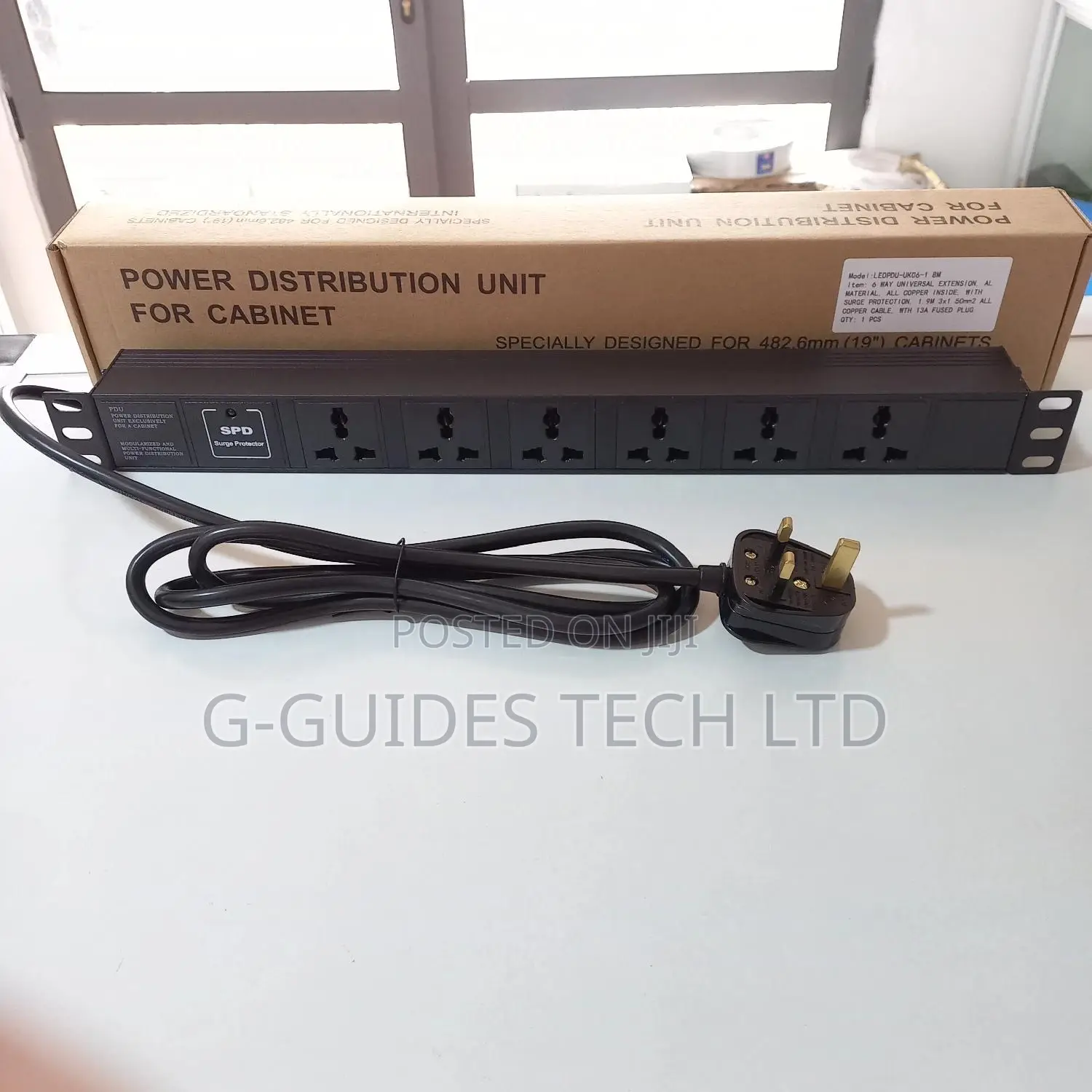 6way Pdu Extension Board With Surge Protector