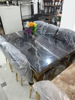 Brand New 7pcs Marble Dining Sets