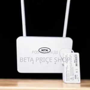 MTN Universal Broadband 4G Router + Backup Battery - White