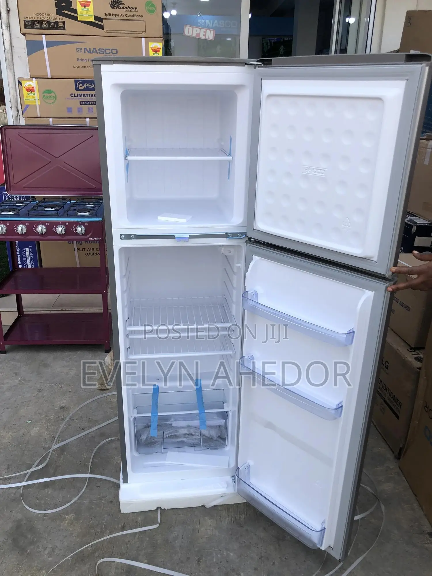 Quality and Affordable Nasco Top Freezer Double Door 165lite