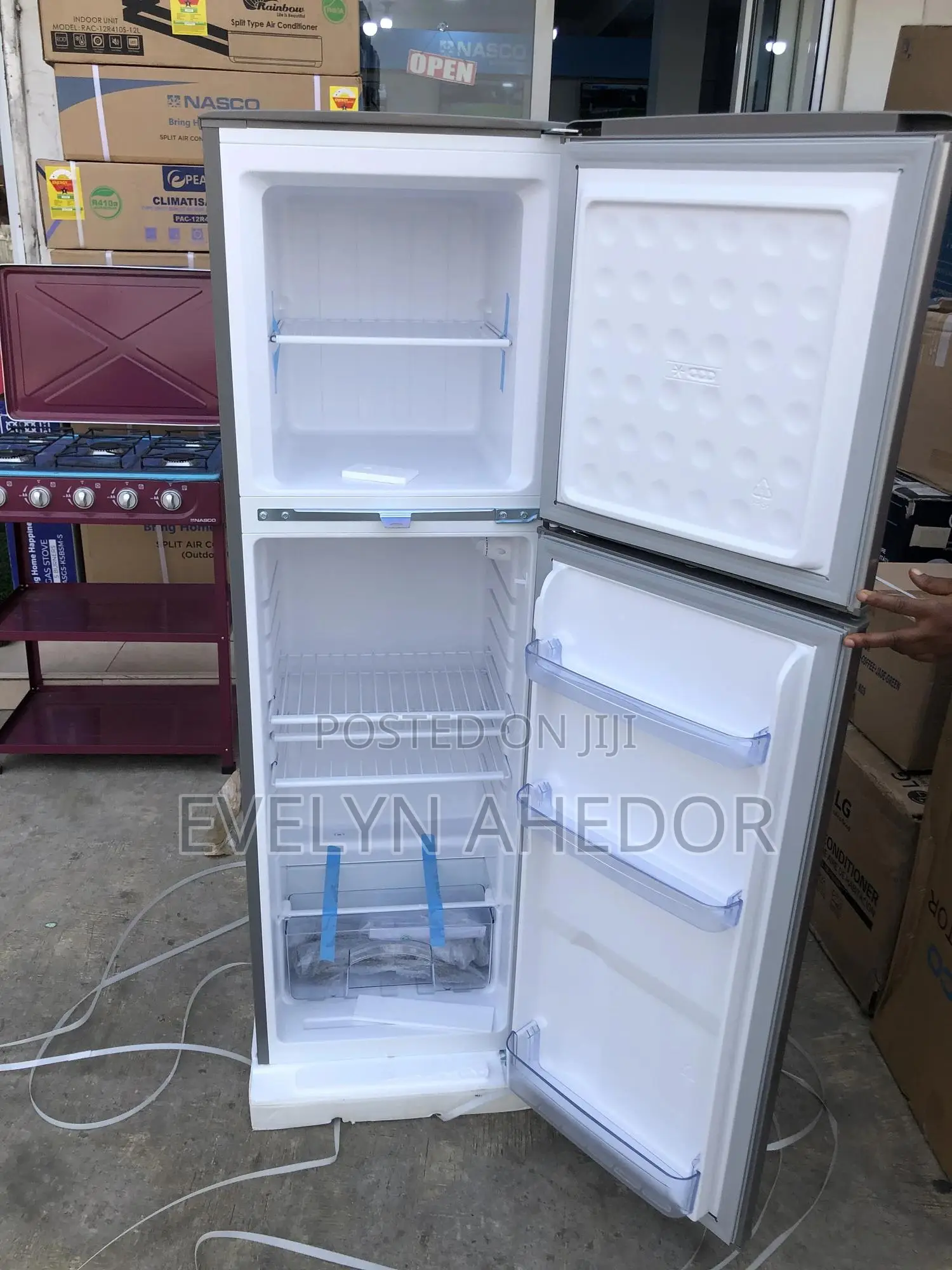 Quality and Affordable Nasco Top Freezer Double Door 165lite