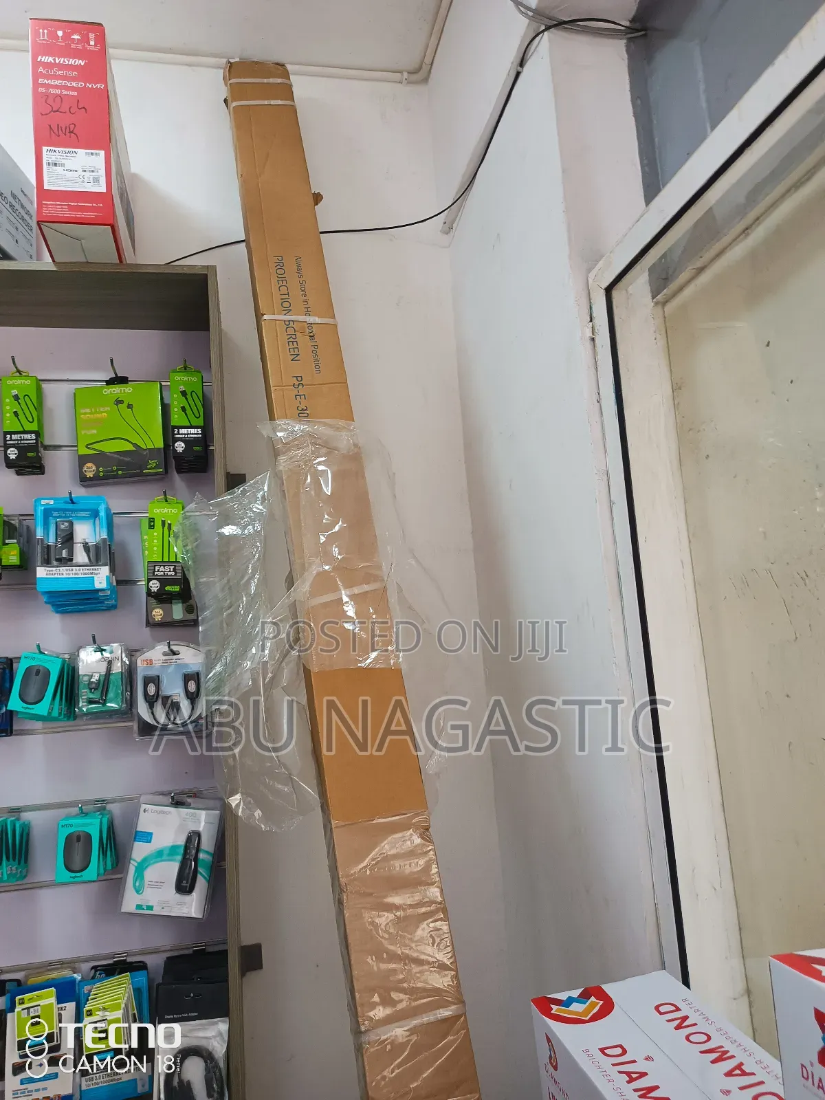 Electronic Projector Screen 300CM×300CM