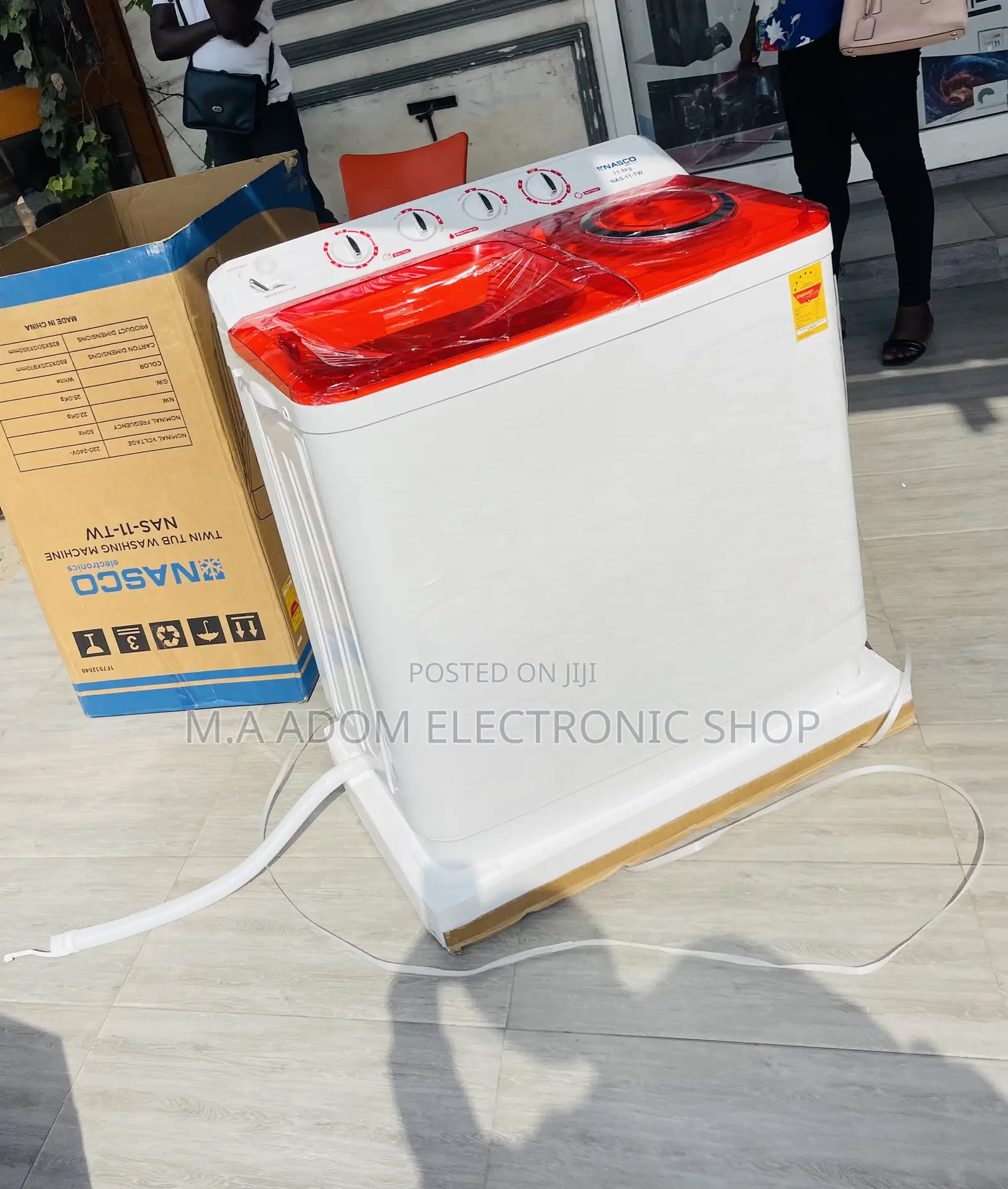 Best Nasco 11kg Twin Tub Electric Washing Machine.