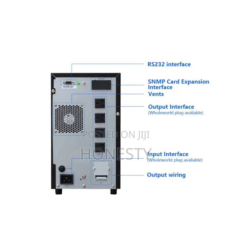 CWUPS 1kva / 1000va Online Ups Backup Power Supply for Pc