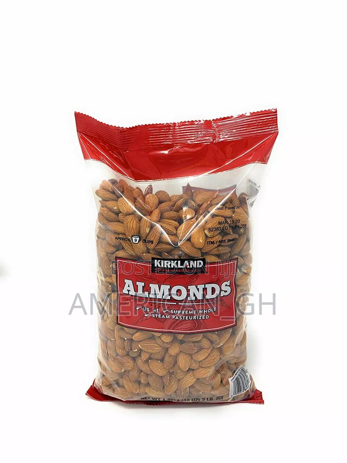 Kirkland Signature Nuts, Almonds, 1.36kg