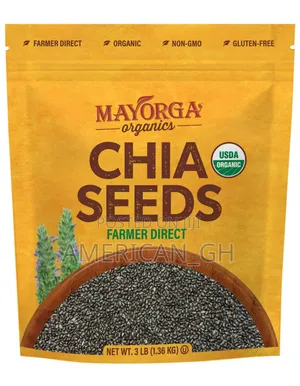 Mayorga Organic Raw Chia Seeds, 1.36kg