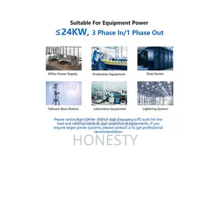 Cwups 30kva/24kw Three Phase Online Ups Backup Power Supply