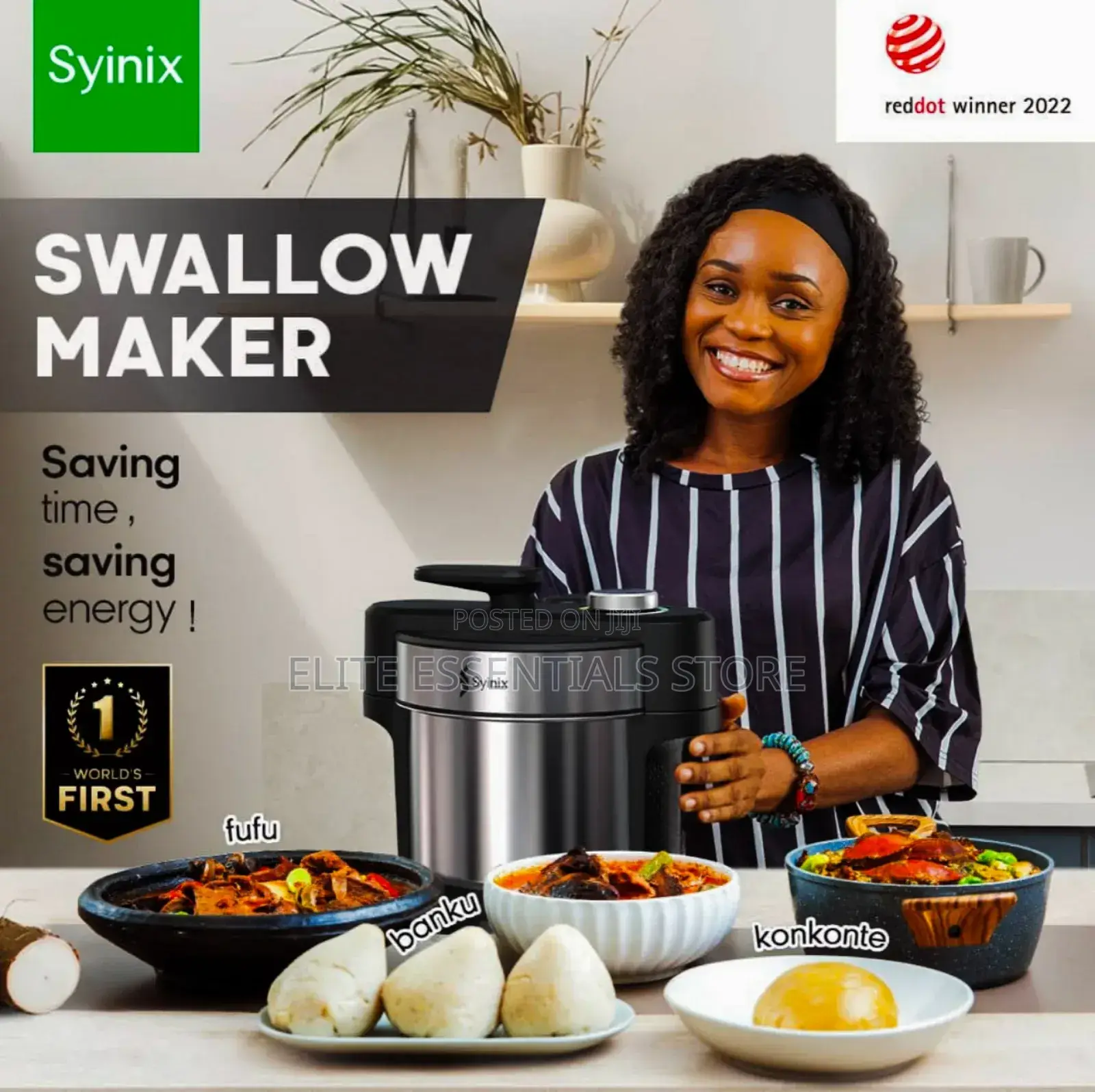 High Quality Swallow Mixer Maker for Banku, Fufu, Konkonte