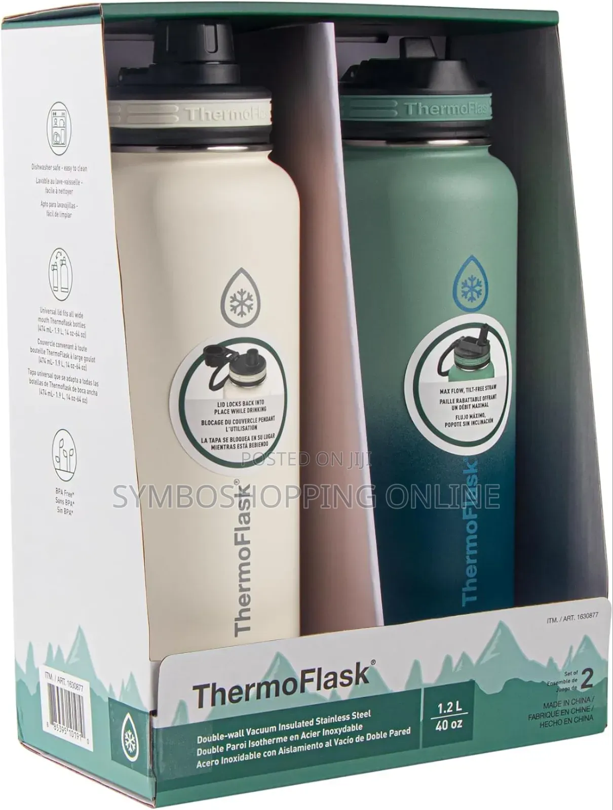 Thermoflask 40oz Stainless Steel Insulated Bottles (375gh Ea
