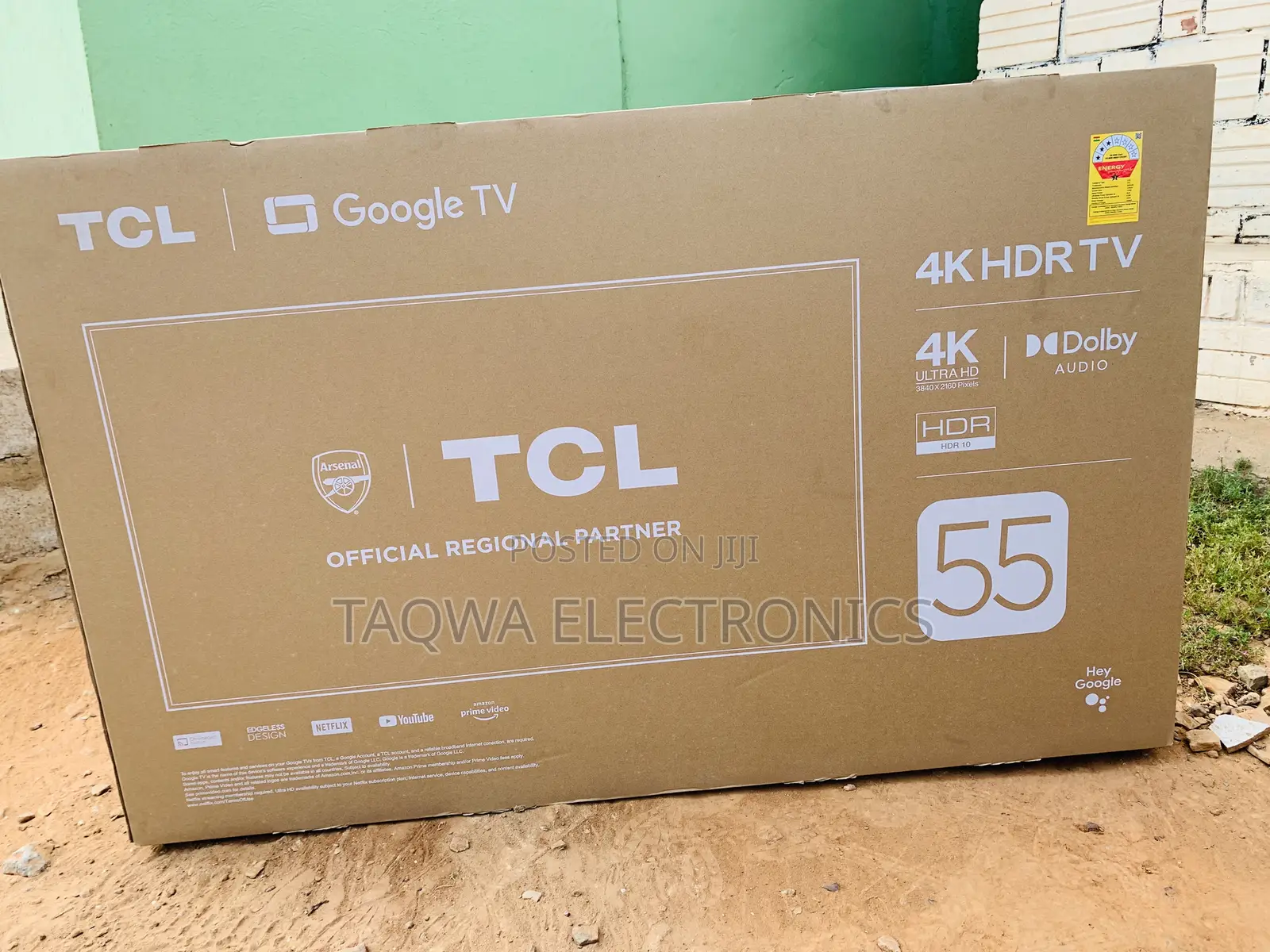 Top Notch TCL 55” Google Tv