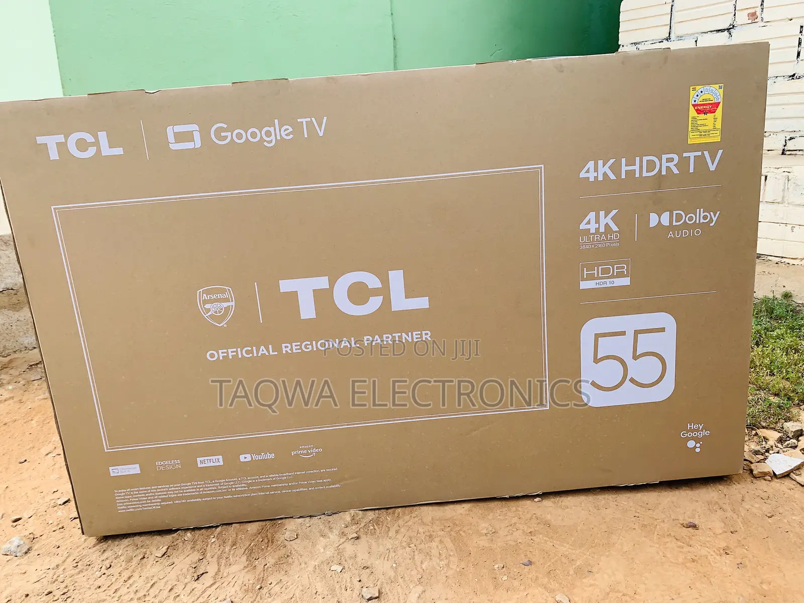 Top Notch TCL 55” Google Tv
