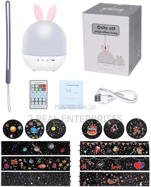 Cute Elf Projection Lamp Night Light With Music