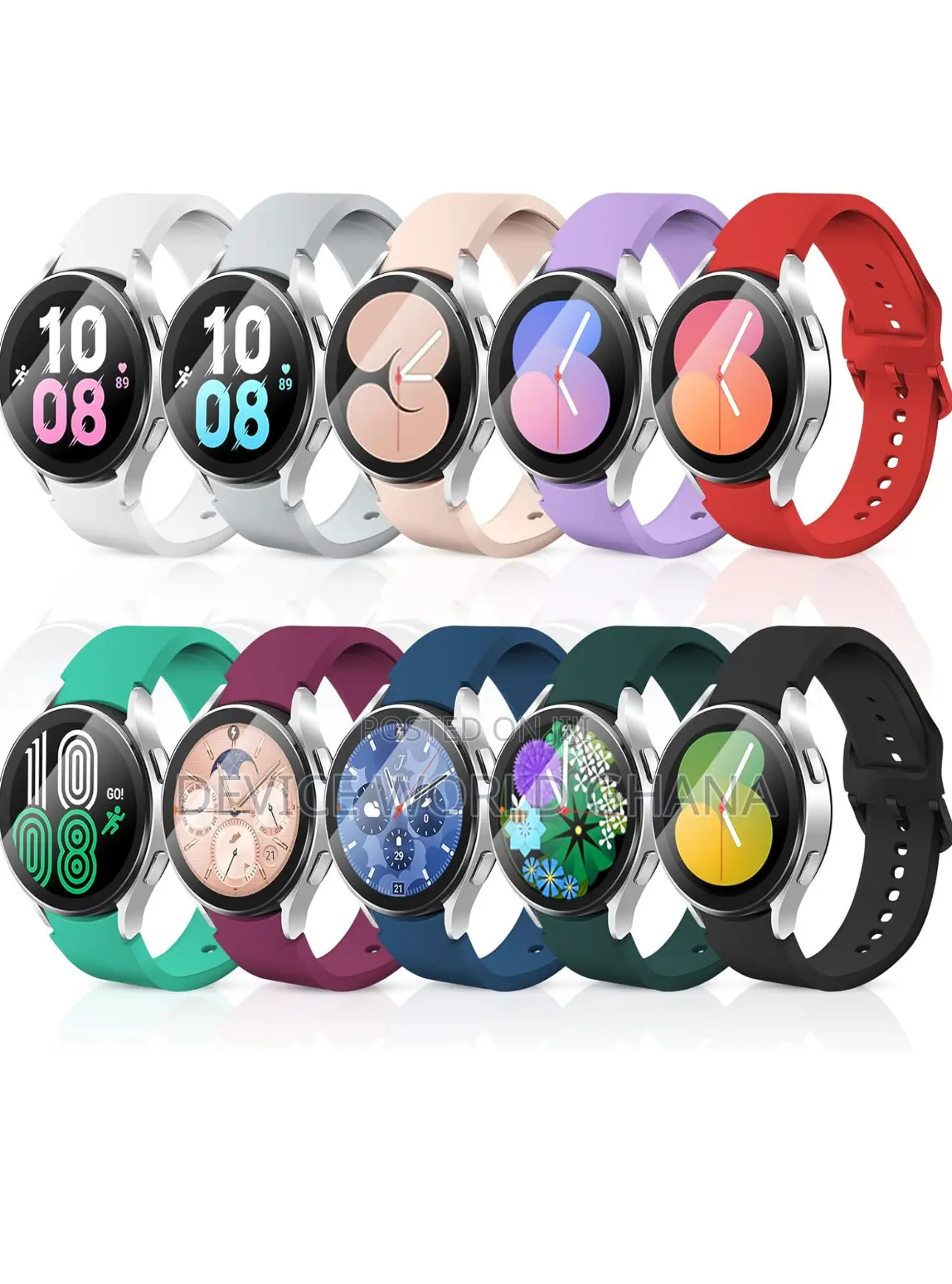 Tinotec Silicone Strap for Samsung Galaxy Watches