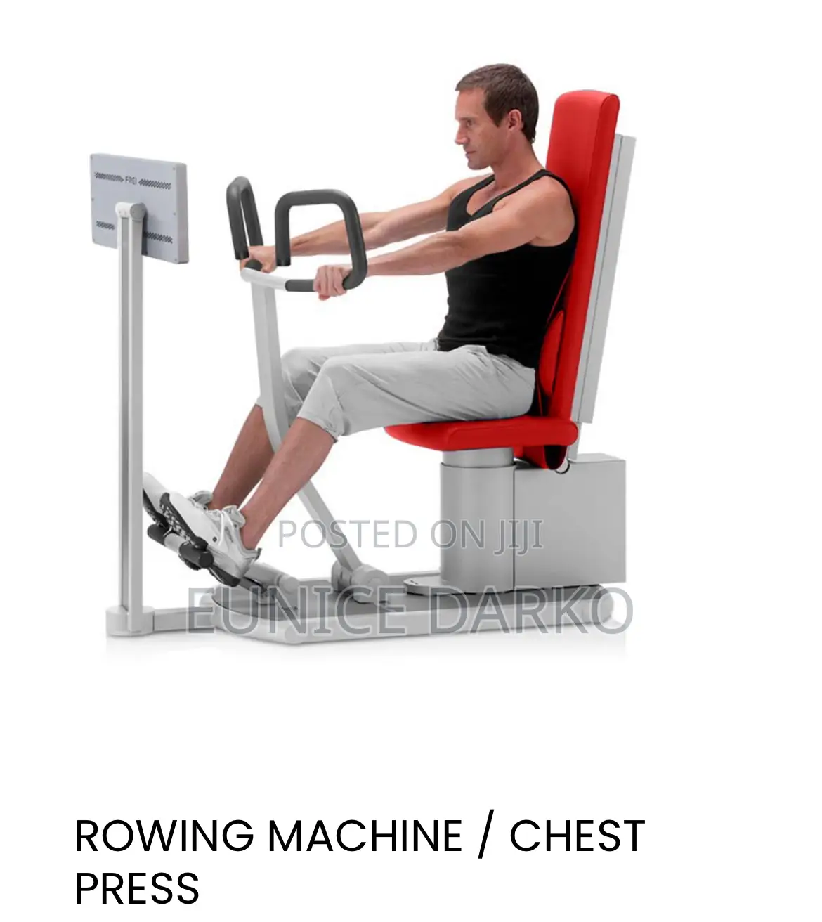 Frei Chest Press and Rower
