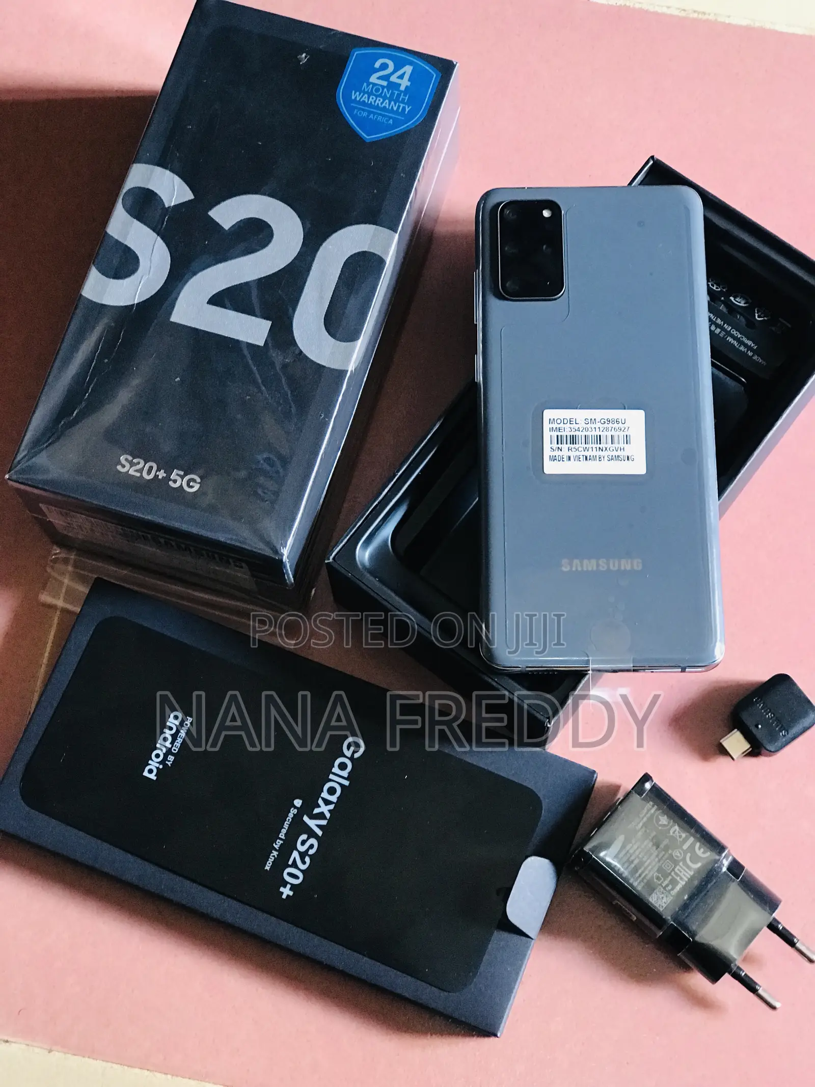 New Samsung Galaxy S20+ 5G 256 GB Gray