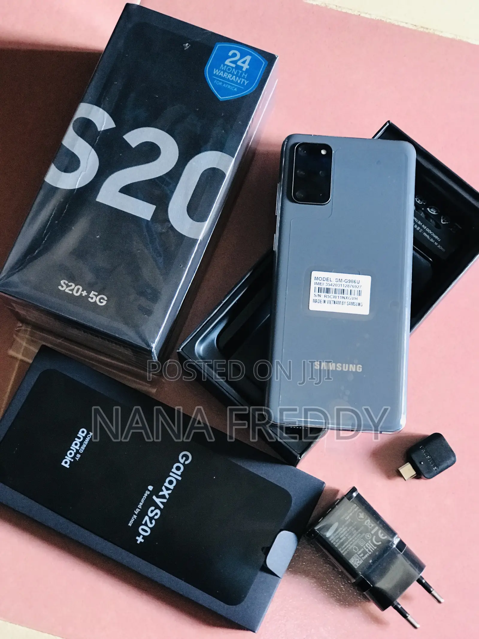 New Samsung Galaxy S20+ 5G 256 GB Gray