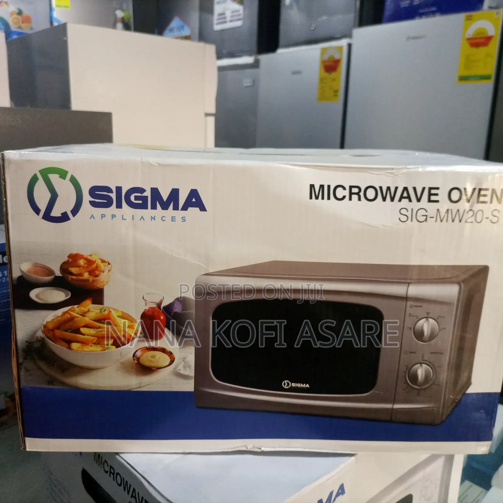 Sigma 20litres Silver Microwave Oven