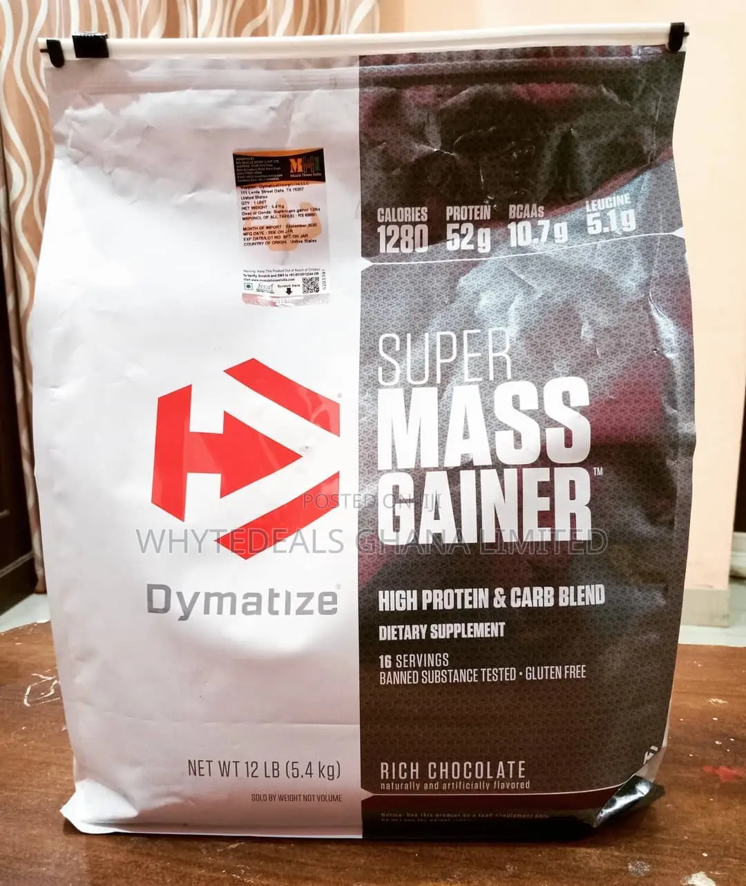 Super Mass Gainer Developed for Massive WEIGHT Gains 12LBS