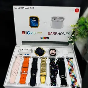 Ultra I20 Ultra Max Suit Series 8 Smartwatch (10 in One)