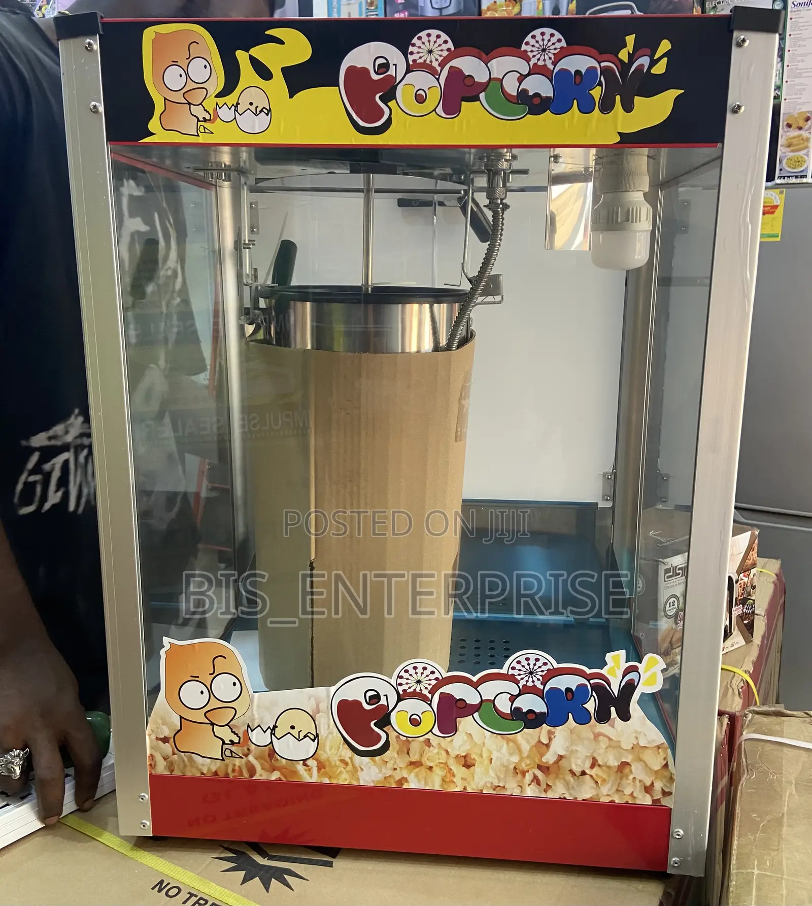 Foreign Popcorn Machine With Warm.