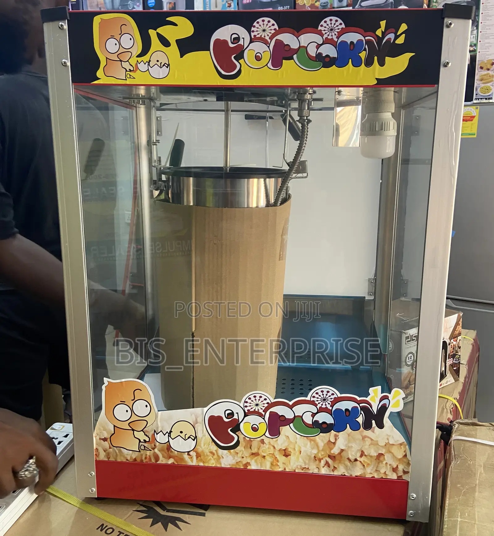 Foreign Popcorn Machine With Warm.