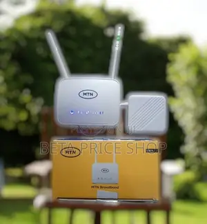 MTN Universal Broadband 4G Router + Backup Battery - White