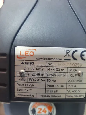 Leo 1.5hp Cast Pump