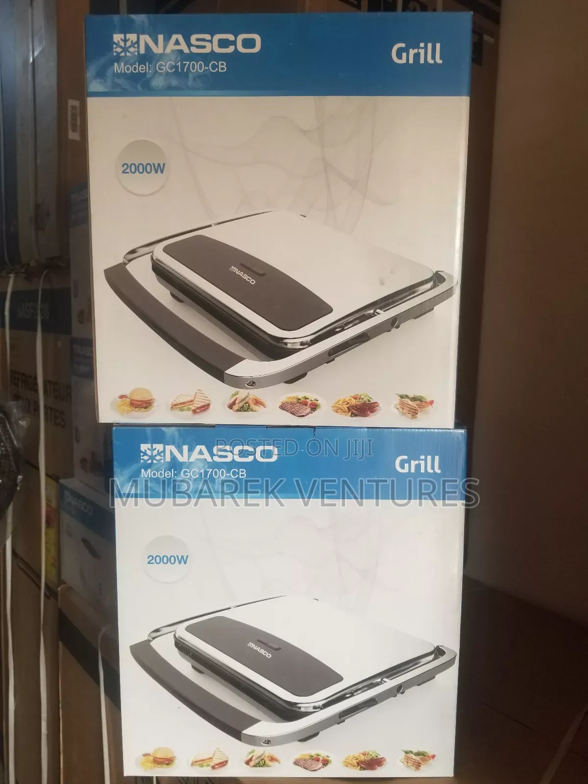Nasco 2000 Watt Sandwich Maker Gc1700-Cb