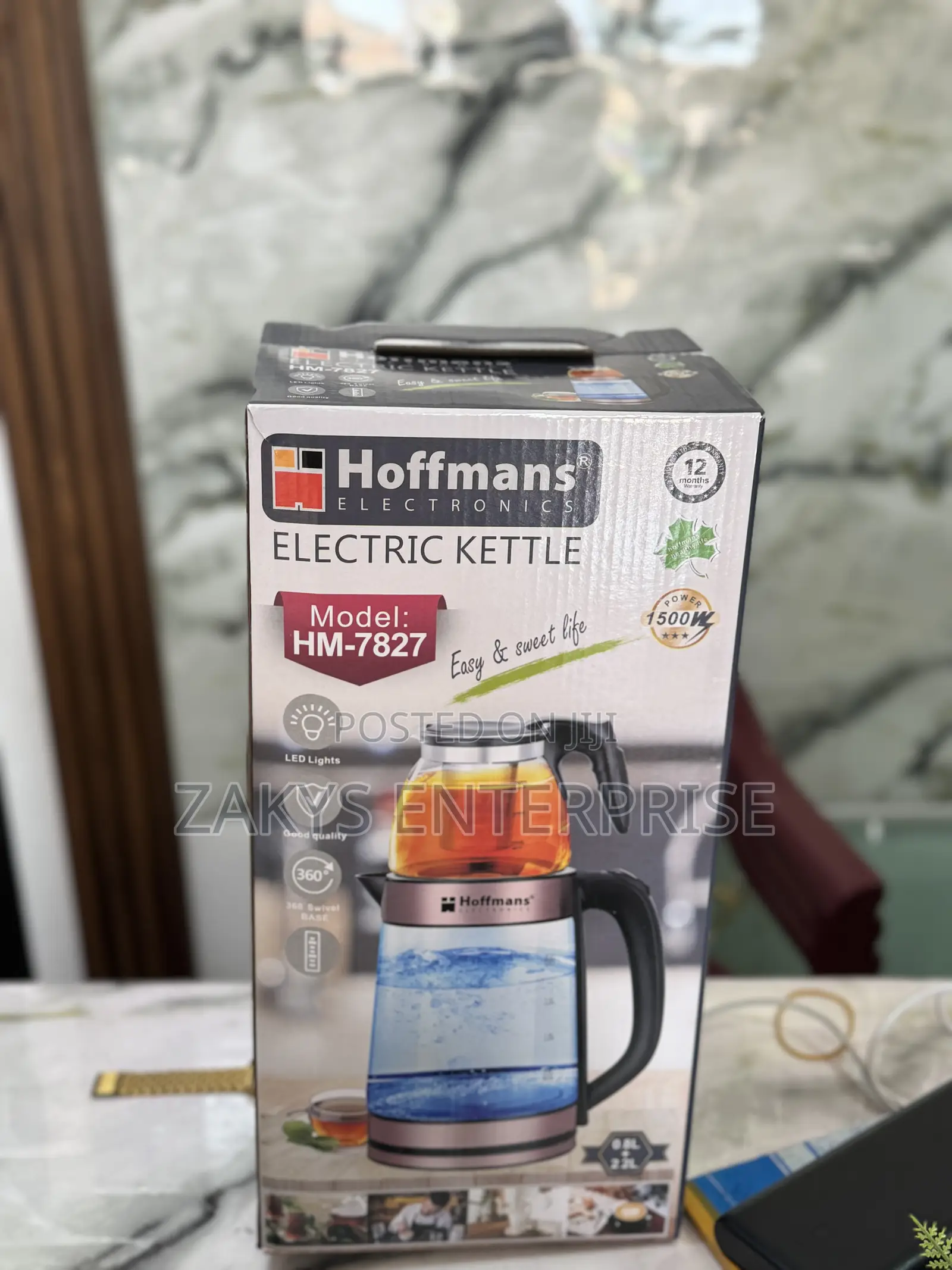 Glass Electric Kettle 2 in 1